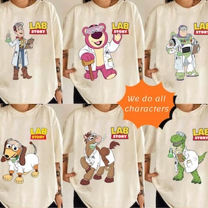Disneyland Toy Story Lab Week 2026 Shirt, Buzz Lightyear Woody Jessie Bo Peep Lab Story 2026, Med Lab Clinical Laboratory, Lab Team image 1