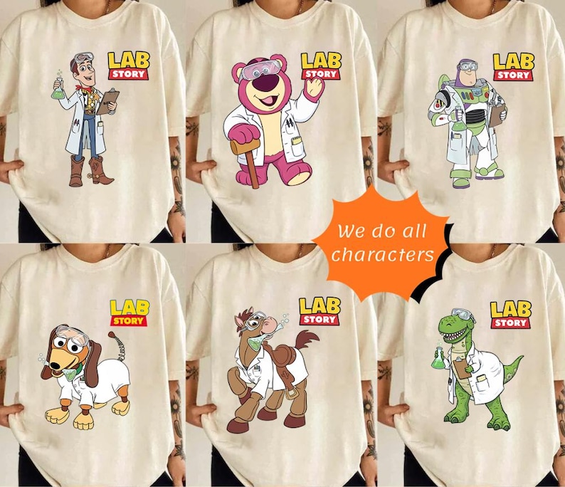 Disneyland Toy Story Lab Week 2026 Shirt, Buzz Lightyear Woody Jessie Bo Peep Lab Story 2026, Med Lab Clinical Laboratory, Lab Team image 1