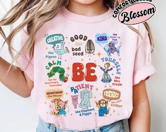 Children's Character Affirmations Teacher Appreciation Shirt, Book Lover Shirt, Back To School Shirt, Funny Teacher Tee, Teacher Gift