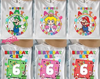 Super Mario Epic Universe Birthday Shirt, Custom Princess Peach Epic Universe Shirt, Epic Universe Family Trip, Magic Kingdom Shirt