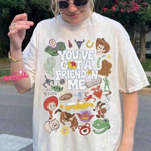 Comfort Colors Toy Story 5 You've Got A Friend In Me Shirt, Walt DisneyWorld Toy Story Tee, Family Matching 2026 Tee, Toy Story Land image 1
