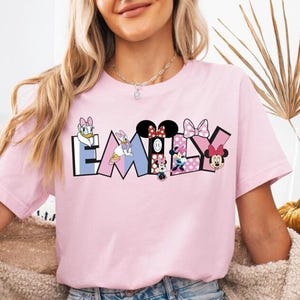 Mickey and Friends Family Matching Shirt, Personalized Disneyland Mickey Mouse Shirt, Disneyland Family Matching Birthday Tee image 2