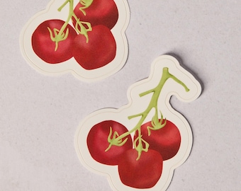 2.5" Vinyl Tomatoes on the Vine Sticker | Laptop Decal | Kindle Sticker