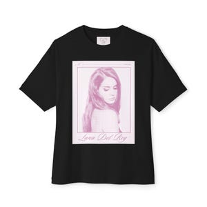 Lana Del Rey Oversized Tee Vintage/Retro Pink Print