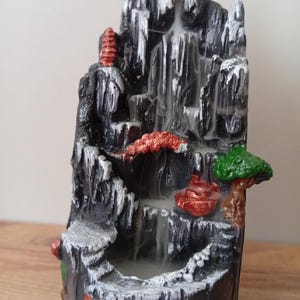 Waterfall Incense Holder: Backflow Incense Burner, Zen Meditation Decor