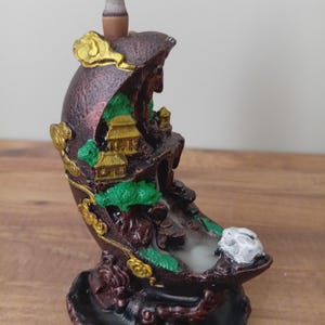 Fairy tales smoke waterfall incense burner