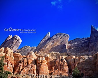 Cars Land Radiator Springs Ridgeline - Fine Art Photography Digital Photo, High-Resolution, Instant Download