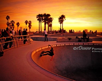 Venice Beach Skate Park - Fine Art Photography Digital Photo, High-Resolution, Instant Download