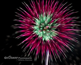 Fireworks (Brilliant Colors 014_3721) - Fine Art Photography Digital Photo, High-Resolution, Instant Download