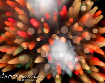 Fireworks (Brilliant Colors!) - Fine Art Photography Digital Photo, High-Resolution, Instant Download