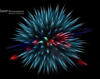 Fireworks! - Fine Art Photography Digital Photo, High-Resolution, Instant Download