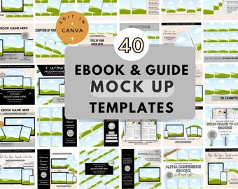 Done-For-You Ebook Mockup Templates: Editable Ebook Cover Photo