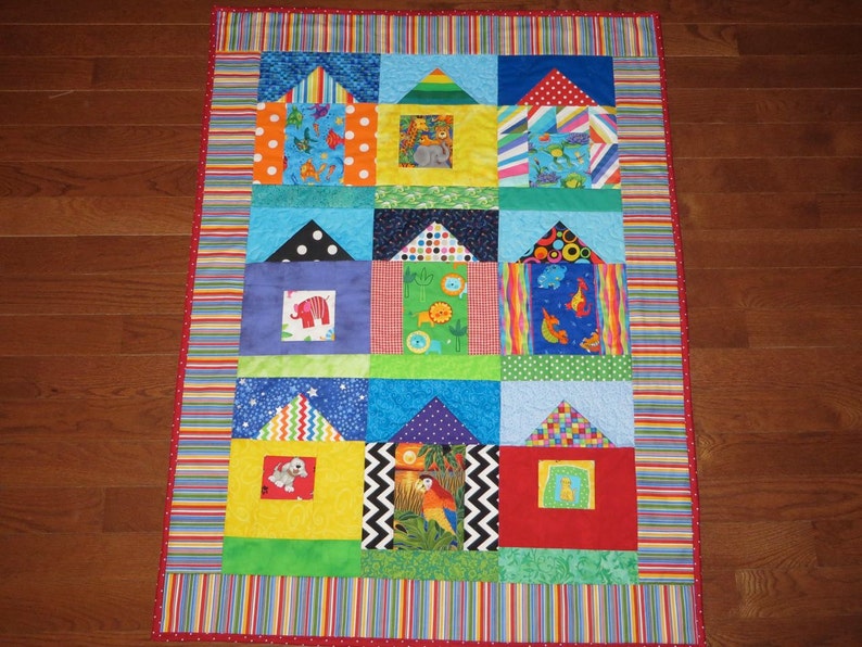 Pattern for Baby Quilt Tummy Time Activity Play Mat Lift the Etsy