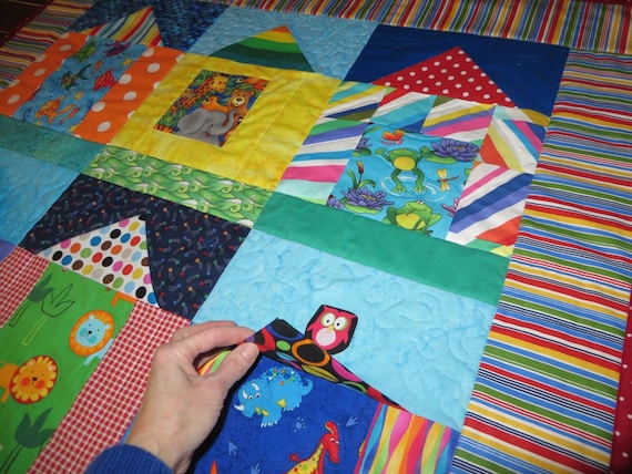 patchwork baby play mat