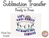 Let 39 s Have a Party - Skeleton Witch Dance Ring - Individuality - Unique - Sublimation Transfer - Ready to Press - Mindfulness Crystal Design