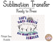Let 39 s Have a Party - Skeleton Dancing Ring - Individuality - Unique - Sublimation Transfer - Ready to Press - Mindfulness Crystal Design