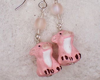 Boucles d'Oreilles de Petit Cochonnet