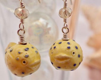 Pufferfish Earrings