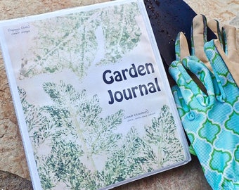 Mini Garden Journal- 5.5"x8.5" Mini Binder, Half-Letter Size Downloadable PDF