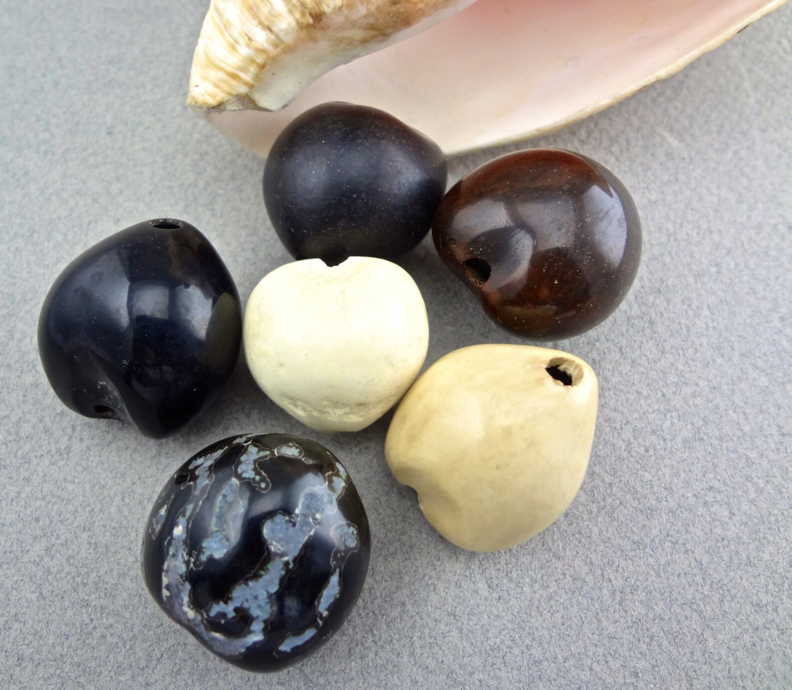 Loose Natural Kukui Nuts Choose Your Colors Etsy