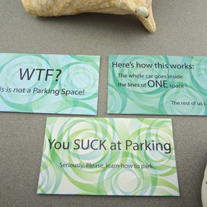 Bad Parking Cards with Class Set of 20 image 2