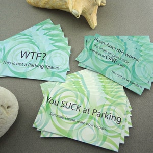 Bad Parking Cards with Class Set of 20 image 3