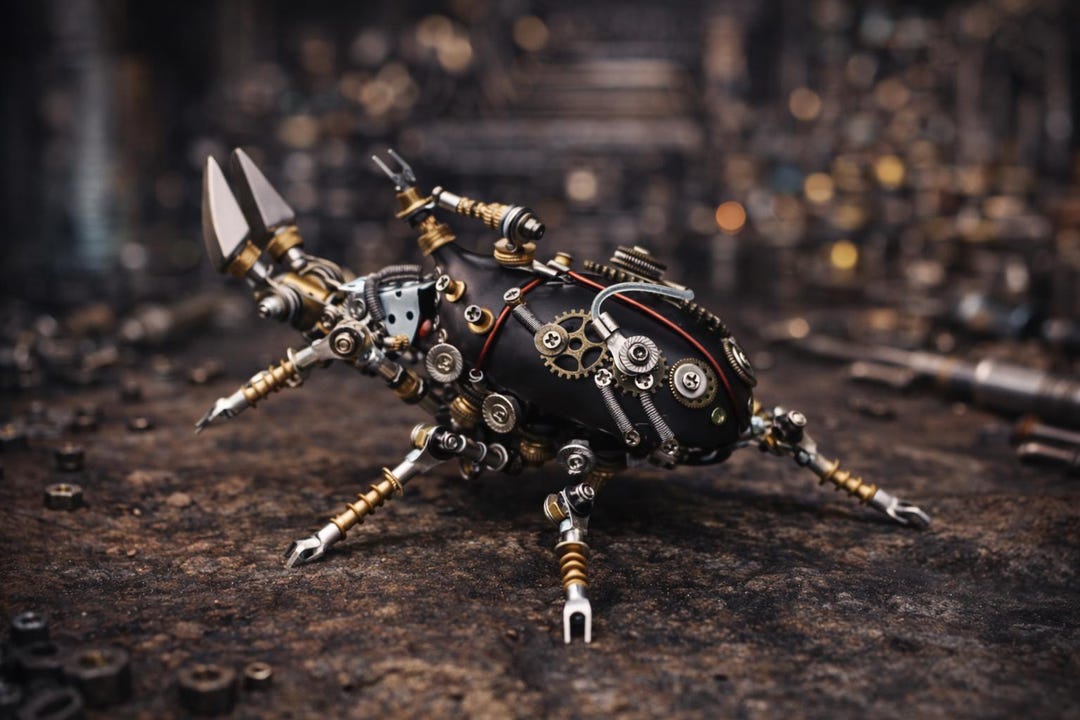 Mini Steampunk Insect | Metal Model Kit, DIY Mechanical Bug - Etsy
