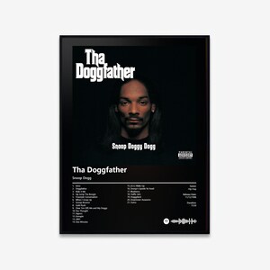 Snoop Dogg - Tha Doggfather Album Art Poster | Digital Download | Print | Wall Art