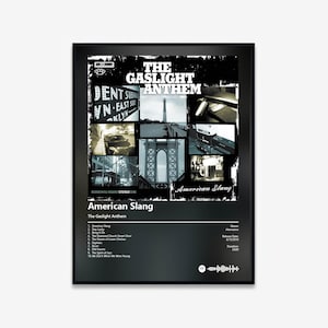The Gaslight Anthem - American Slang Album Art Poster | Digital Download | Print | Wall Art