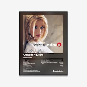 Christina Aguilera - Christina Aguilera Album Art Poster | Digital Download | Print | Wall Art