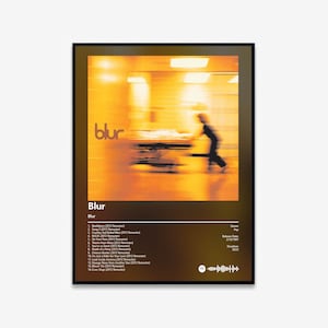 Blur - Blur Album Art Poster | Digital Download | Print | Wall Art