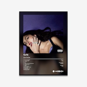 Olivia Rodrigo - Guts Album Art Poster | Digital Download | Print | Wall Art