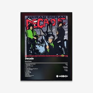 Duran Duran - Decade Album Art Poster | Digital Download | Print | Wall Art