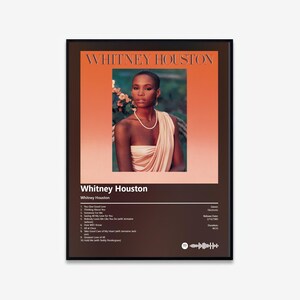 Whitney Houston - Whitney Houston Album Art Poster | Digital Download | Print | Wall Art