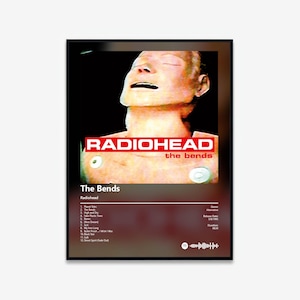 Radiohead - The Bends Album Art Poster | Digital Download | Print | Wall Art