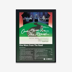 Lynyrd Skynyrd - One More From The Road - Póster de portada del álbum / Descarga digital / Impresión / Arte mural