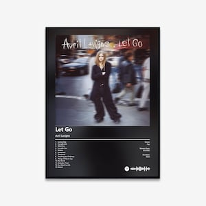 Avril Lavigne - Let Go Album Art Poster | Digital Download | Print | Wall Art