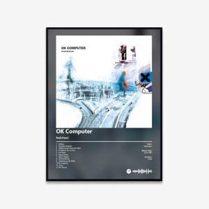 Radiohead - OK Computer Album Art Poster | Digital Download | Print | Wall Art
