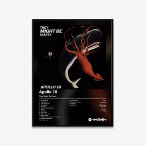 They Might Be Giants - Apollo 18 Album Art Poster | Digital Download | Print | Wall Art