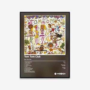 Tom Tom Club - Tom Tom Club Album Art Poster | Digital Download | Print | Wall Art