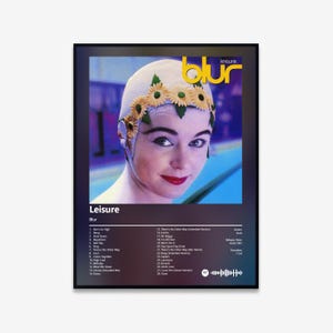 Blur - Leisure Album Art Poster | Digital Download | Print | Wall Art