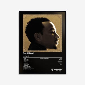 John Legend - Get Lifted Album Kunst Poster | Digitaler Download | Drucken | Wandkunst