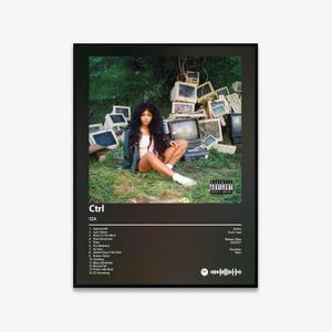 SZA - Ctrl Album Art Poster | Digital Download | Print | Wall Art