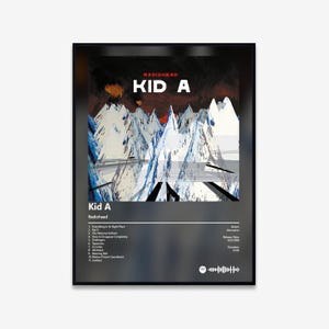 Radiohead - Kid A Album Art Poster | Digital Download | Print | Wall Art