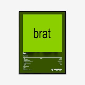 Charli XCX - Brat Album Art Poster | Digital Download | Print | Wall Art