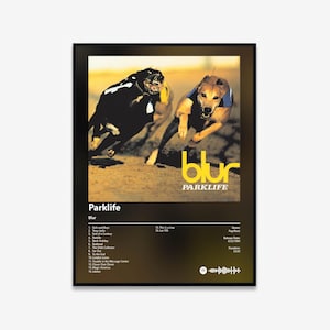 Blur - Parklife Album Art Poster | Digital Download | Print | Wall Art