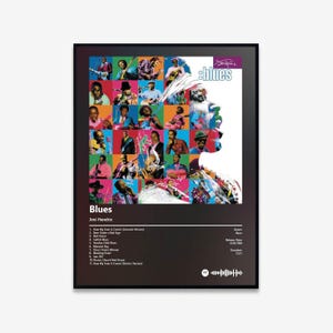 Jimi Hendrix - Blues Album Art Poster | Digital Download | Print | Wall Art