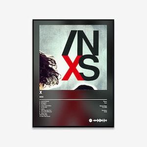INXS - X Album Art Poster | Digital Download | Print | Wall Art