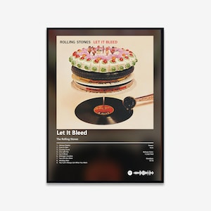 The Rolling Stones - Let It Bleed Album Kunst Poster | Digitaler Download | Drucken | Wandkunst