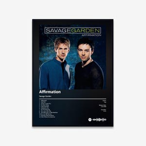 Savage Garden - Affirmation Album Art Poster | Digital Download | Print | Wall Art